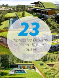 23 Удивительных домов с зелеными крышами