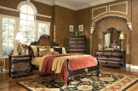 Викторианский стиль интерьера в спальне