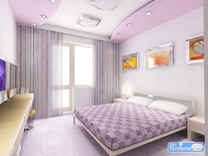 Purple-pop-ceiling-designs-for-bedroom